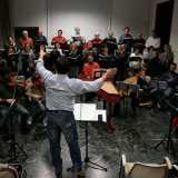 Il coro durante le prove